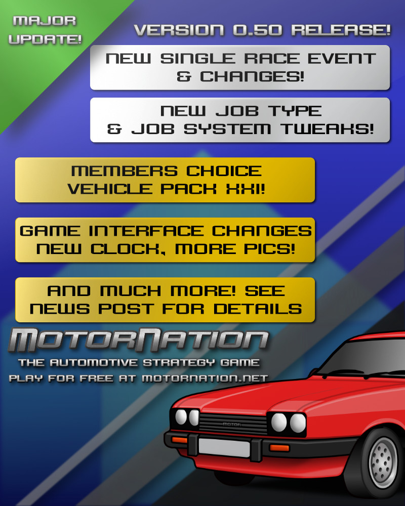 Version 0.50 Release Details Graphic
