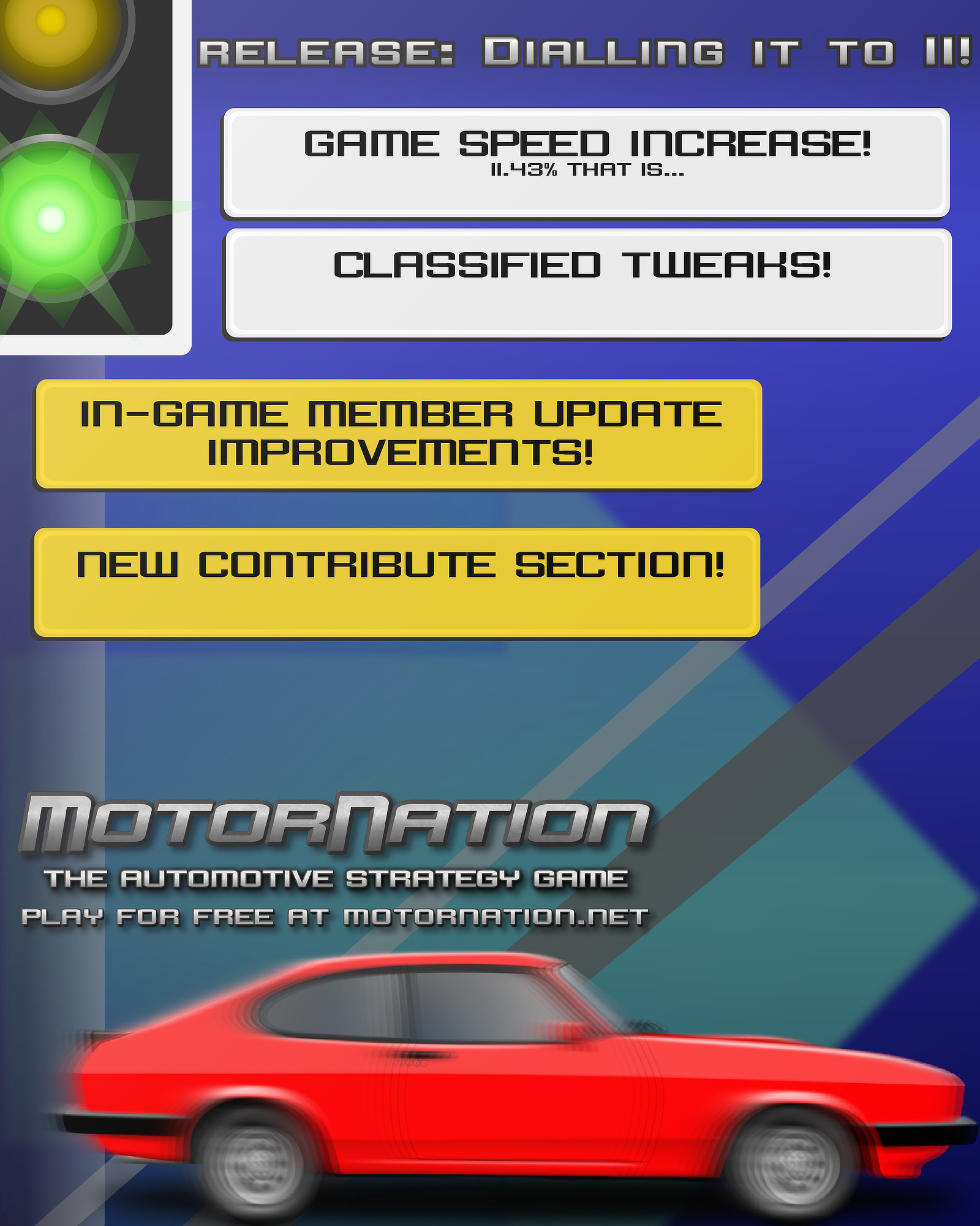 Dialling it to 11! Release graphic.