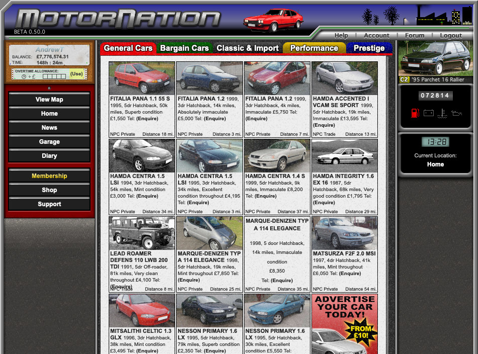 Buy second hand cars from the classifieds