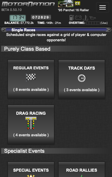 A variety of unique race events, with more coming!